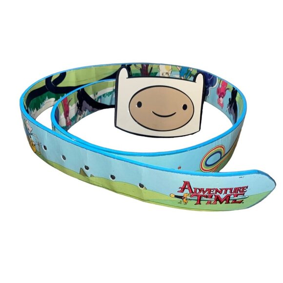 NIB RARE Adventure Time Adjustable Reversible Belt Buckle Combo Finn the Human - Picture 7 of 7